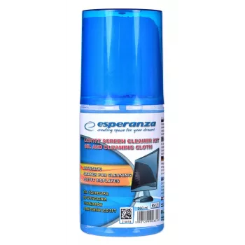 Näytönpuhdistussarja ESPERANZA ES121 LCD/TFT/Plasma-näytöille, 200 ml