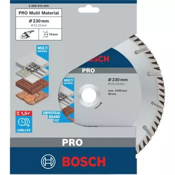 BOSCH DISC D.* 230 mm TUR UNIV. S4U