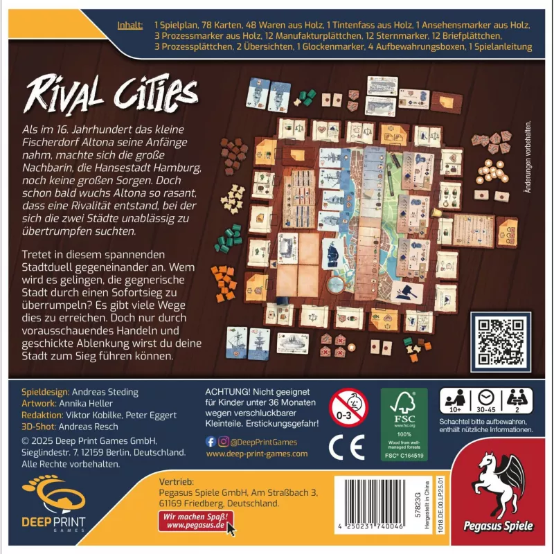 Deep Pint Games Rival Cities, seura­peli