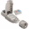 Goobay CAT 8.1 STP-suojattu, kenttäasennettava RJ45-liitin (61130)