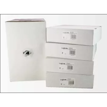 Verkkokaapeli LogiLink CPV0014 RJ45 Cat5e 100 m beige