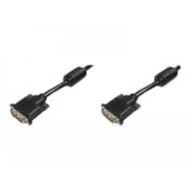 Assmann DVI-liitäntäkaapeli. DVI(24+1). 2x ferriitti M/M. 10,0 m. DVI-D dual link. UL. bl (AK-320101-100-S)