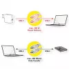 USB-kaapeli VALUE 11.99.8310 3 m USB C musta USB 2.0