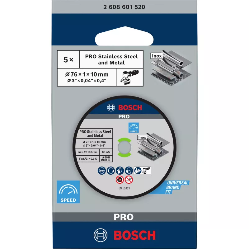 Bosch 2 608 601 520 kulmahiomakoneen lisävaruste katkaisulaikka