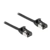 Verkkokaapeli DeLOCK RJ45-kaapeli uros-uros Cat.8.1 2 m musta