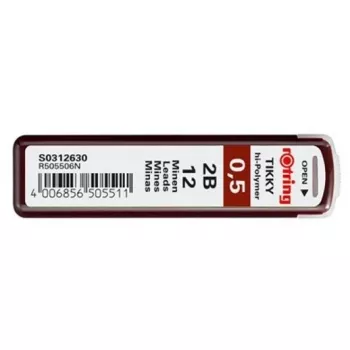 Rotring polymeerilyijyt 2B 0,5 mm S0312630