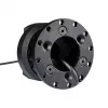 Pikavaihtoadapteri Asetek SimSports 40-035-0035028 musta — pikavaihto-ohjauspyöräadapteri sim racing -kokoonpanoihin