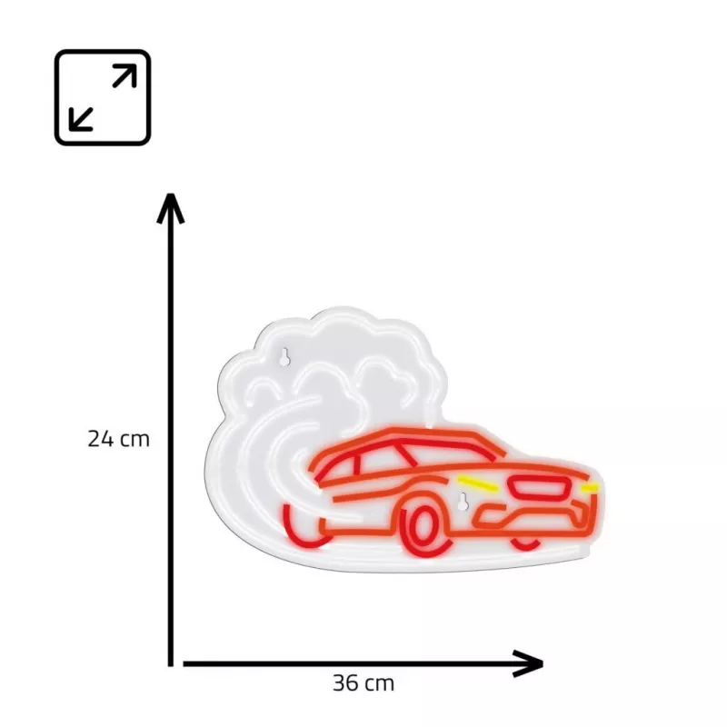 Auto-neonvalot MANTA SNL96MT — sisä-/ulkokorostusvalaistus, malli SNL96MT