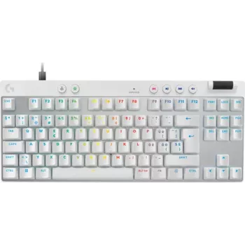 Logitech G PRO X RAPID pelinäppäimistö - TKL - mekaaninen - QWERTZ (CH) - valkoinen (920-013286)