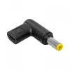 Akyga AK-ND-C01 lataussovitin USB-C - DC 5,5 x 2,5 mm kannettaviin, 18,5-20 V, 100 W