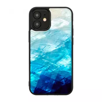 iKins suojakotelo Apple iPhone 12 minille — blue lake mustin yksityiskohdin