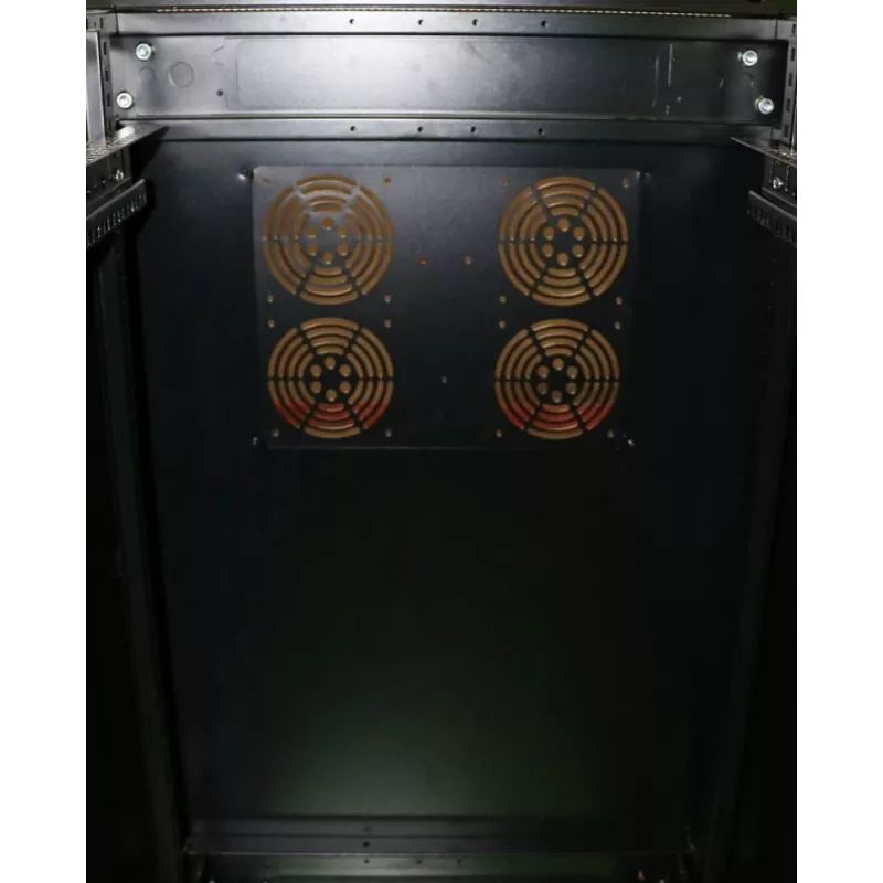 Extralink räkkikaappi 32U 600x1000 musta seisova