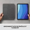 Combo Touch -kotelo näppäimistöllä US iPad Pro 11 1,2,3 gen harmaa