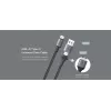 USB Type-C 2-in-1 -kaapeli Orsen S8, 5A, 1,5 m (pikalataus/tiedonsiirto)