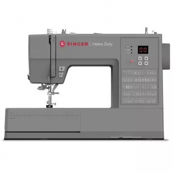 SINGER ompelukone HD6605 – sähköinen, 1-vaiheinen napinläpi, vapaavarsi, harmaa, 6 kg