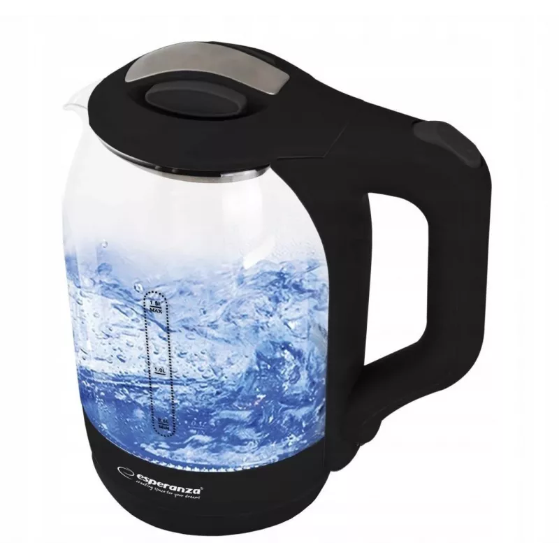 Esperanza EKK025K vedenkeitin 1,7 L musta, monivärinen 1500 W