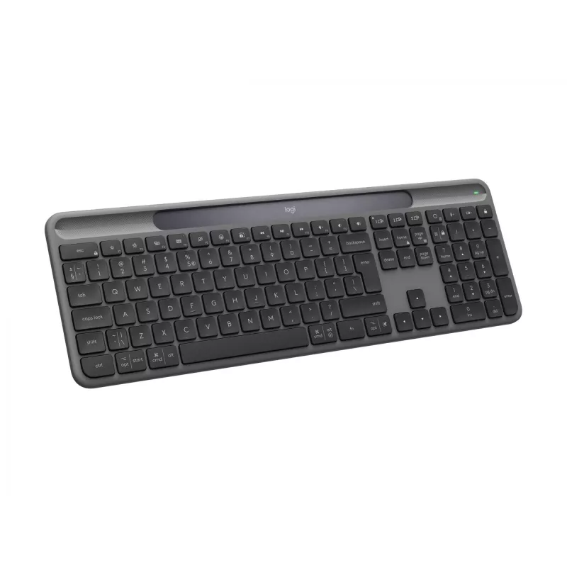Logitech Signature Slim Solar+ K980 langaton näppäimistö, US International, grafiitti