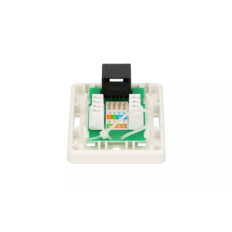 Extralink pinta-asennettava pistorasia, 1x RJ45 CAT5E UTP