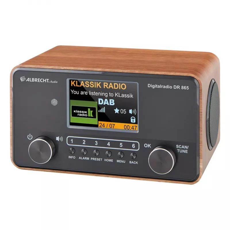 Albrecht DR 865 Senior -digitaaliradio (avattu pakkaus)
