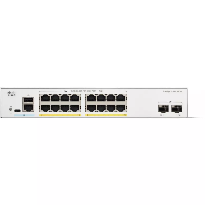 CISCO Catalyst 1200 16-porttinen GE PoE 2x1G SFP