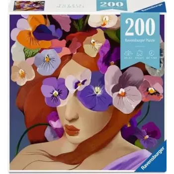 Ravensburger Puzzle Moment lila — 200 palaa, kompakti koko