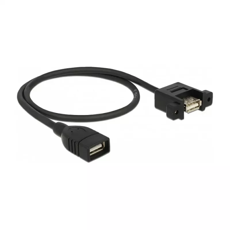 USB-kaapeli DeLOCK 85459 USB 2.0 0,5 m musta