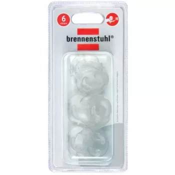 Brennenstuhl 1164480 läpinäkyvät pistorasiasuojat, 6 kpl