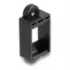 DeLOCK Keystone-teline Snap-in-kehys musta 18mm x 40mm x 10mm