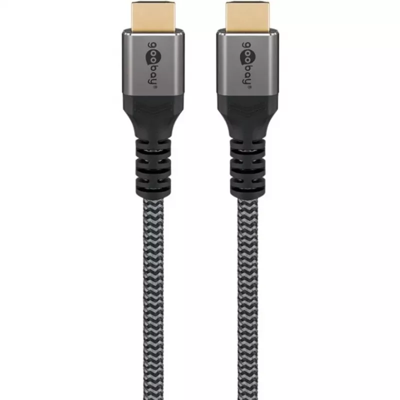 Goobay 65263 HDMI-kaapeli 5 m HDMI Type-A (Standard) harmaa (65263)