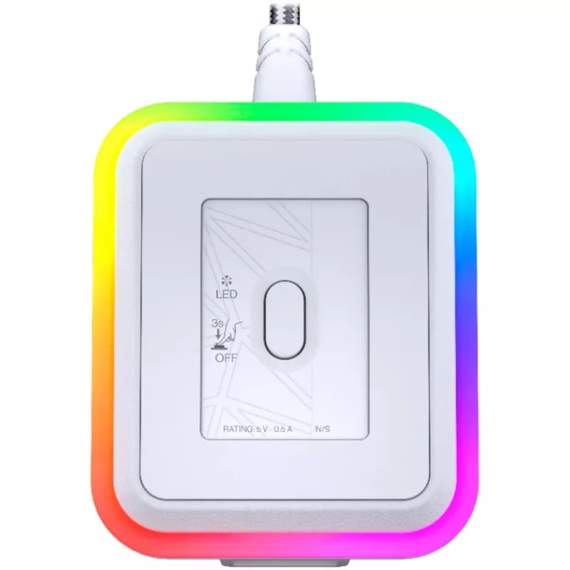 ENDORFY Mouse Dock Onyx White, latausteline langattomille LIV-hiirille