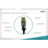 HDMI AOC hybridi-kuituoptinen kaapeli Digitus AK-330125-100-S