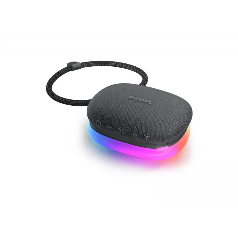 Bluetooth-kaiutin Philips TAS2307BK/00 integroiduilla valoilla, langaton äänentoisto