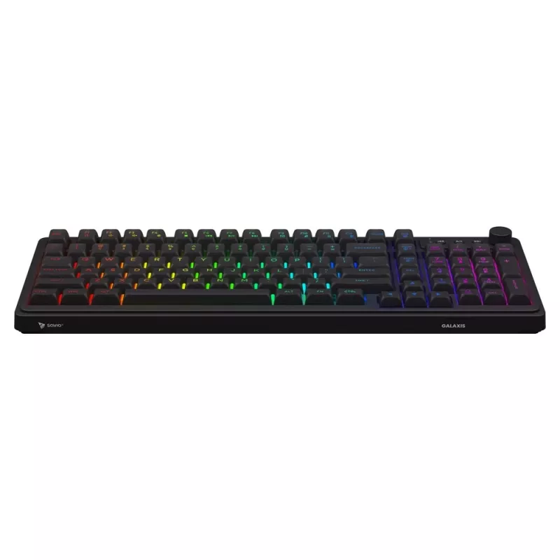 Savio Galaxis pelinäppäimistö USB QWERTY US Englanti musta