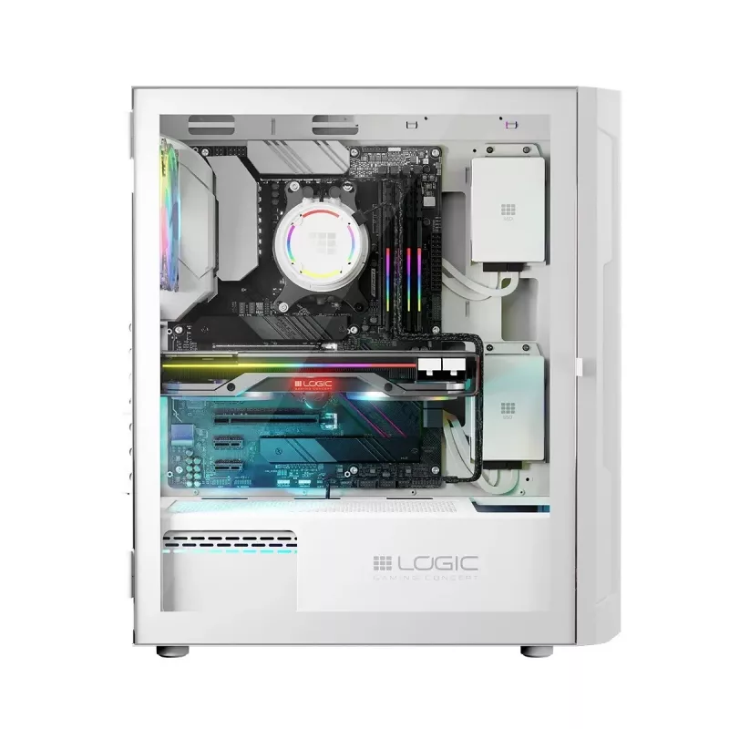 Logic ARAMIS ARGB MINIDI USB 3.0 kotelo valkoinen