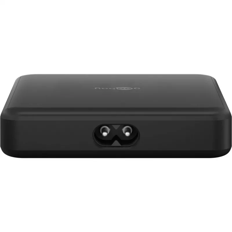 GOOBAY moniporttinen USB-C PD GaN pöytälaturi 65 W, musta