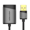 Vention USB-ulkoinen äänikortti 0,15M harmaa metalli Type