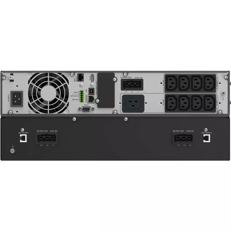 PowerWalker BP I72R-12x9Ah UPS-akkukaappi rack-asennus