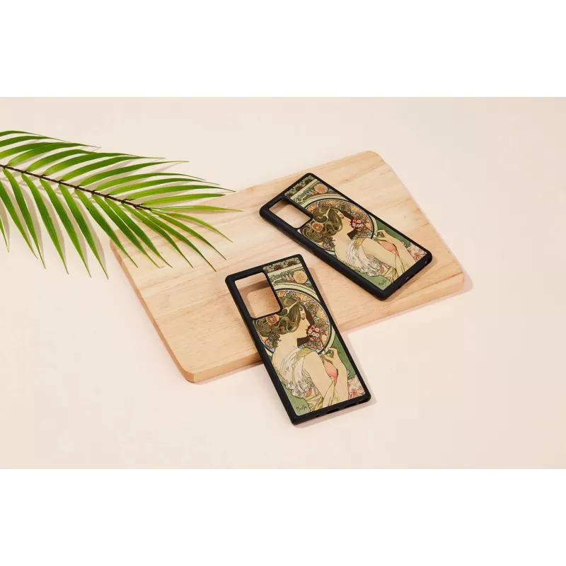 Suojakotelo Man and Wood Galaxy Note 20 primrose musta