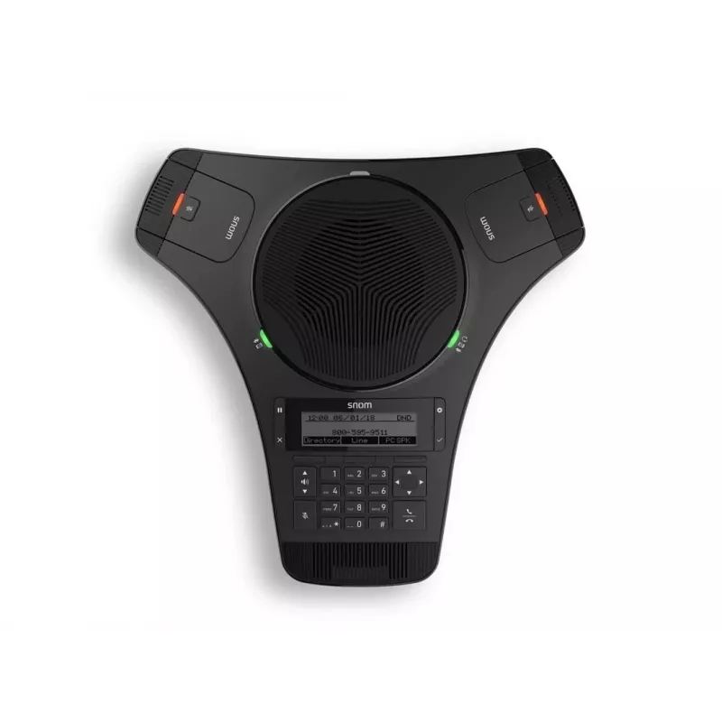 snom C520-WiMi - VoIP-konferenssipuhelin - Bluetooth-liitännällä - DECT - kolmen tien puhelutoiminto - SIP - 3 linjaa - musta (4356)