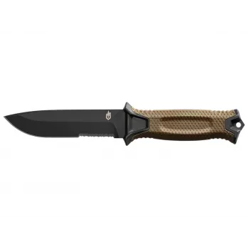Selviytymisveitsi GERBER Strongarm Fixed Serrated Coyote