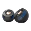 CREATIVE Pebble X 2.0 USB-C-tietokonekaiuttimet säädettävällä RGB-valaistuksella, Bluetooth 5.3, USB-ääni, jopa 15 W RMS teho PC:lle ja Macille
