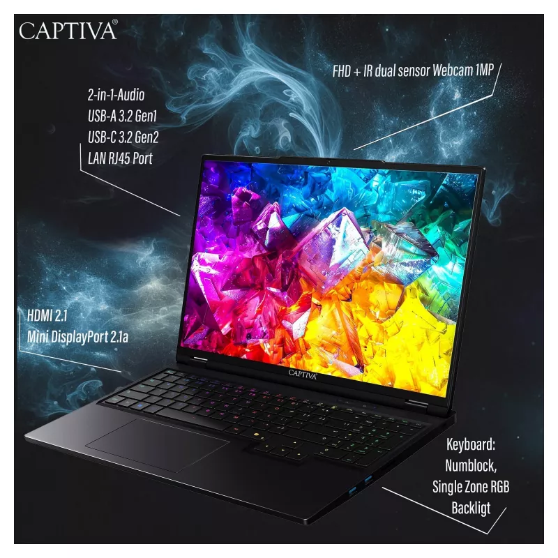 Kannettava Captiva CAPTIVA 95074, malli 95074