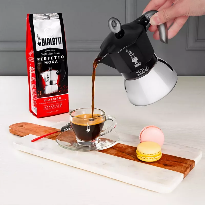 Bialetti Moka Induction mokkapannu 6 kuppia