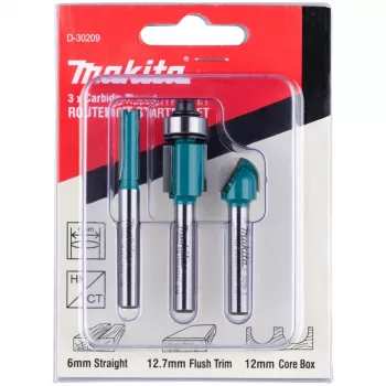 Makita jyrsinteräsarja - 3 kpl - Makita DRT50Z
