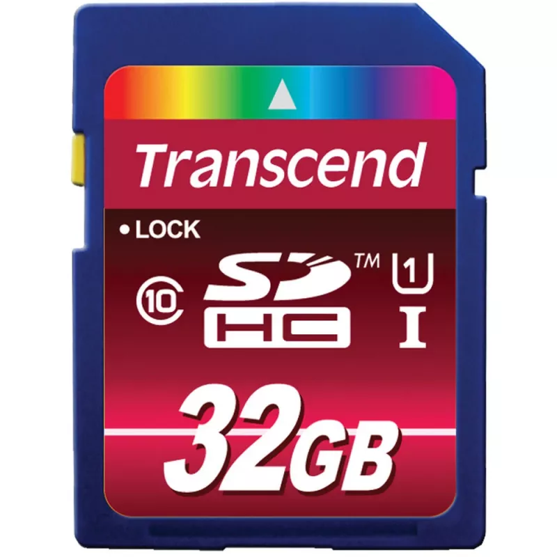 Flash-muisti Transcend 32 GB SDHC UHS-I 600x TS32GSDHC10U1