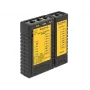 Verkkokaapelitesteri DeLOCK 86107 musta keltainen