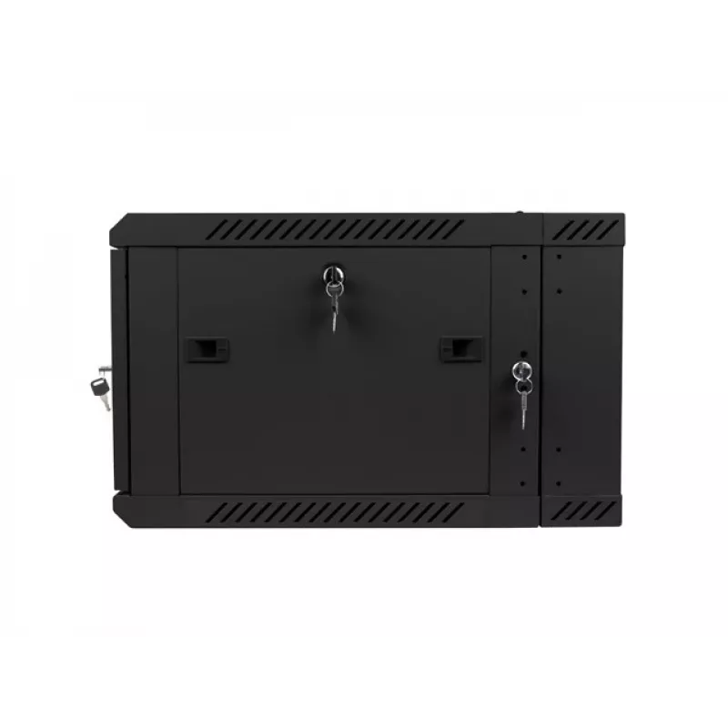 Seinäkiinnitteinen räkki LANBERG WF02-6606-10B 6U 600x374,3x600 mm ruostumaton teräs musta