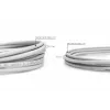 Digitus DK-1624-100S-5 CAT 6 U/FTP Slim -kytkentäkaapeli, 10 m, harmaa, 5 kpl:n pakkaus