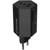CANYON laturi HEXAGON 65 GaN 65W 2xPD 1xQC EU musta (CND-CHAHEX65B)