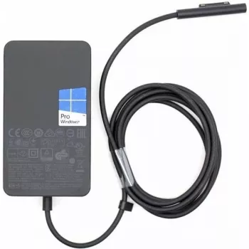Microsoft Surface 65W laturi kannettavaan tablettiin musta AC sisätiloihin USB 2.0 1,7 m